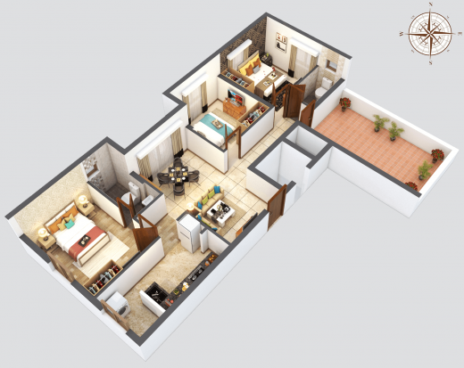3BHK resdiental apartment exclusive community in chennai