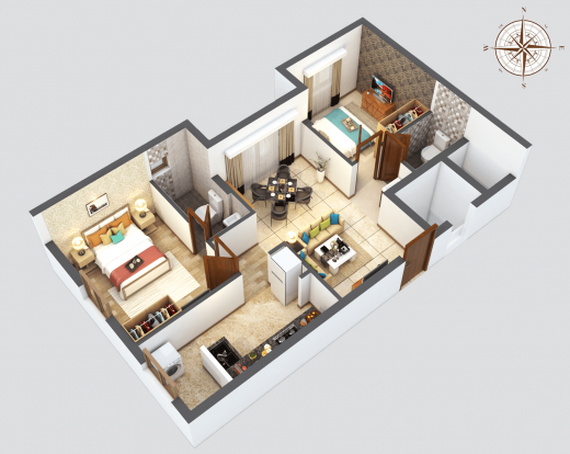 2BHK residental apartment for ready to move in chennai