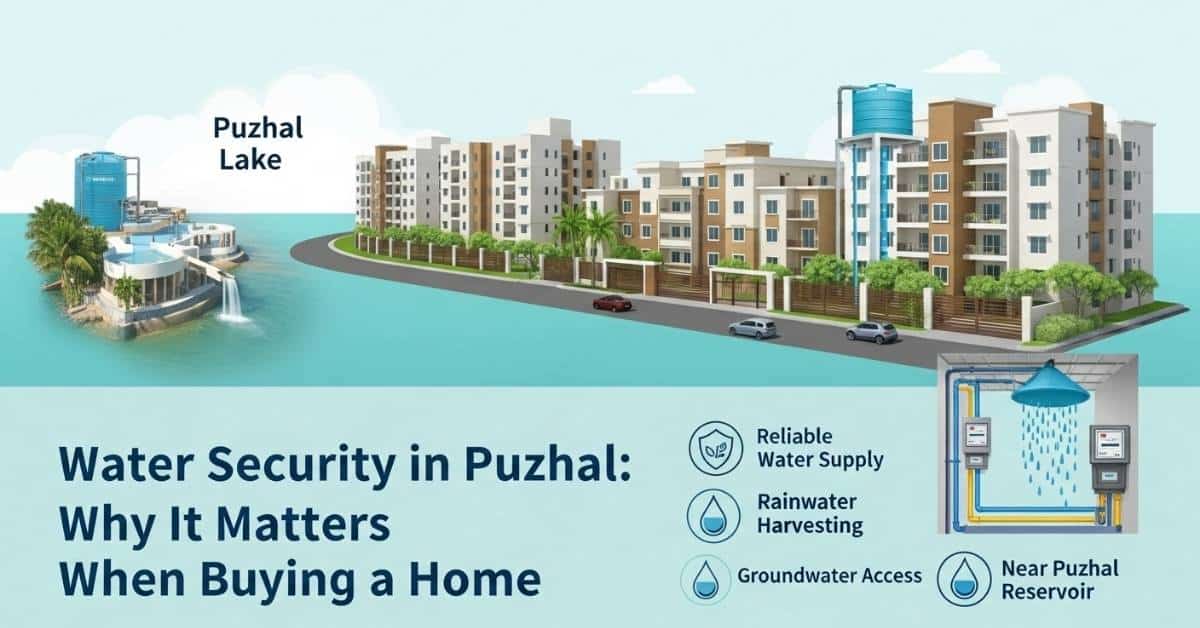 Water Security in Puzhal: Why It Matters When Buying a Home
